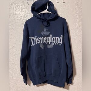 Disney Sweatshirt Mens S Mickey Mouse Disneyland Resort Blue Pullover Hoodie
